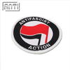 Round Embroidered Patches Cartoon Embroidery Patch for Coats Antifascist Action