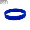 Custom Blue Round PVC Silicone Bracelets Wholesale Manufacturer Bulk Cheap High Quality Handsome Club Sports Silicone Bracelets