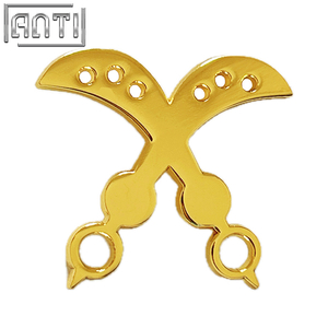 Vendor Gold Company Logo Design Pin Embossed Logo Art Excellent Design Soft Enamel Gold Metal Badge Make An Enamel Pin For Gift