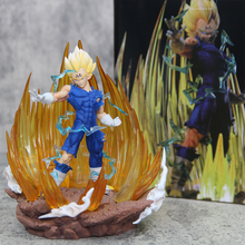 Dragon Ball Garage Kit Super Saiyan Sun Goku Magic Prince Vegeta Customize Can Be Illuminated Scene Decoration Animation Model