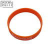 Custom Orange Round PVC Silicone Bracelets Wholesale Manufacturer Bulk Cheap High Quality Handsome Club Sports Silicone Bracelets