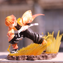 Ghost Slayer Anime Combat Version Of The Scene Decoration Garage Kit Model Plastic Figurine Manufacturer PVC Action Figure