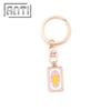Promotional Sailor Moon Keychain Gold Plated enamel Keychain with Ring