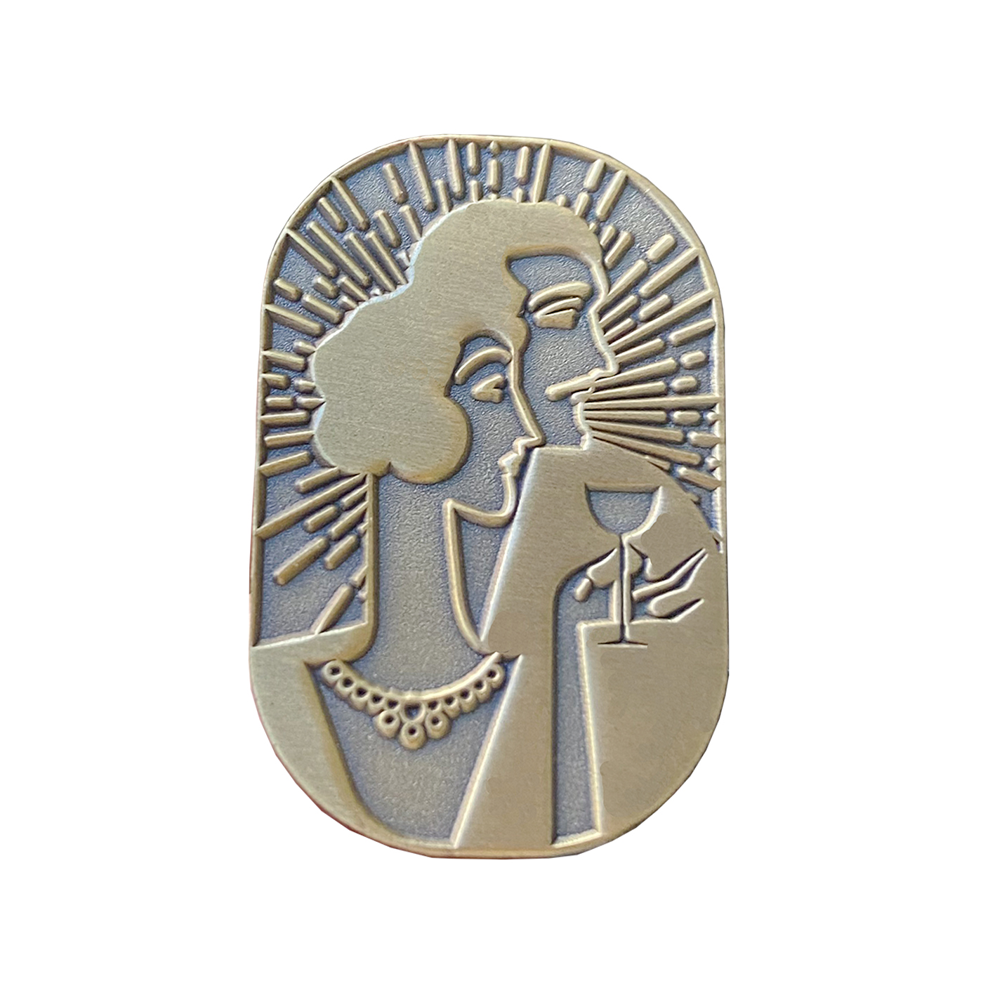 Wholesale Custom Magnificent grace men and women plating nickel soft enamel Lapel Pin