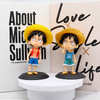 Animation Garage Kit Pirate Nautical King Garage Kit Model Q Version Of Luffy Tide Play Desktop Car Decoration Wholesale