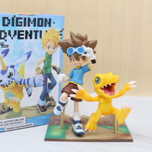 Digimon Yagami Taiichi Ancient Beast Model Garage Kit Boxed Tyrannosaurus Cartoon Scene Tabletop Decoration