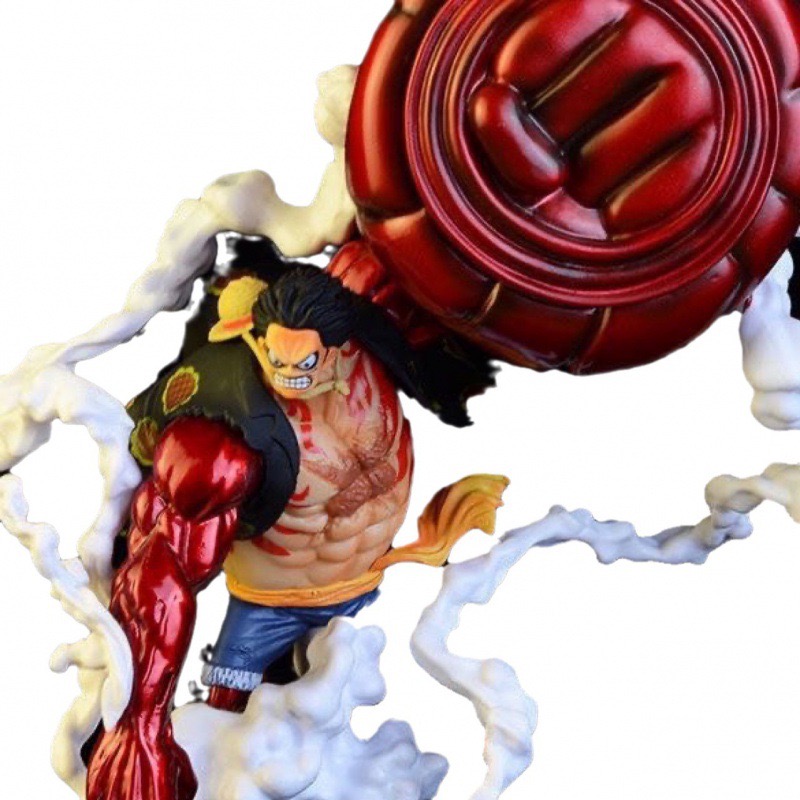 One Piece Garage Kit And The Country Of Super Four-Speed Luffy Great Ape King Gun Big Fist Luffy Garage Kit Gk Model Luffy