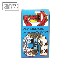 figure 16 blue foursquare lion hard enamel metal badge