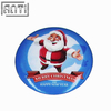 Hot Sale Manufacturer Custom Your Own High Quality Design Blue Round Santa Claus Offset Print Pin 