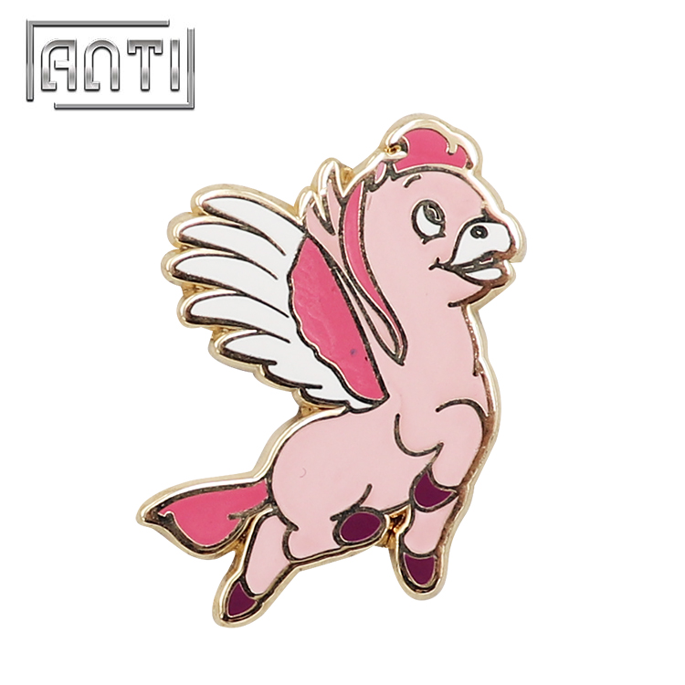 Pegasus badge pin