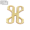 Gold High Quality Company Logo Badge Wholesale Custom art excellent design gold plating Die cast soft enamel Lapel Pin