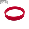 Custom Red Round PVC Silicone Bracelets Wholesale Manufacturer Bulk Cheap High Quality Handsome Club Sports Silicone Bracelets 