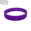 Custom Purple Round PVC Silicone Bracelets Wholesale Manufacturer Bulk Cheap High Quality Handsome Club Sports Silicone Bracelets