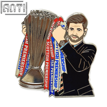 Manufacturer Celebrities In Black Suits Pin Famous People Who Win Trophies Silver Metal Badges Make An Enamel Pin For Gift