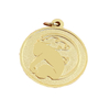 Excellent art design merchandise gold round antique coins necklace pendant Die cast zinc alloy soft enamel Lapel Pin