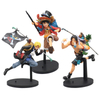 Animation Garage Kit One Piece Sailing Running Backpack LUFFY Ace Saab Model King Decoration Three Brothers Wholesale