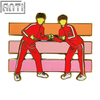 Producer Two Handsome Funnymen Badges Someone In a Pink Tracksuit Doing Funny Things Gold Metal Make An Enamel Pin For Gift