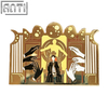 Custom King\'s Throne Lapel Pin High Quality Handsome Mysterious Scene Pattern Design Art Excellent Hard Enamel Gold Metal Badge 