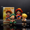 Animation Garage Kit Pirate Sea King Laughing Sitting Position Luffy Solon Sanji Model Desktop Car Decoration Wholesale