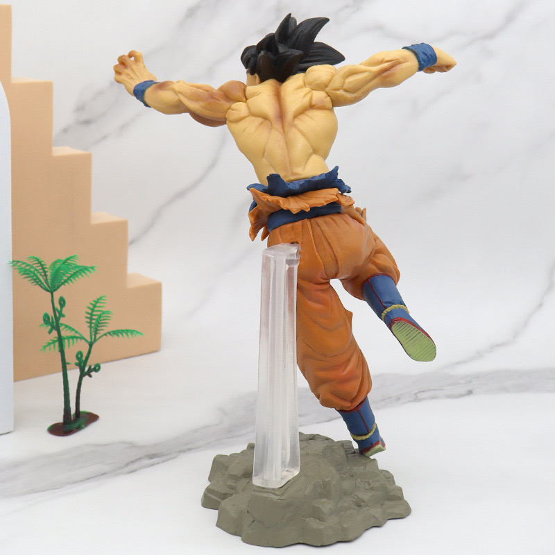 Seven Dragon Ball TRG Battle Black Monkey King Battle Damage Version Super 4 Animation Garage Kit Model Around a Piece Of Hair