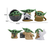 Baby Yoda 6 Mandalorian Manual Model Car Decoration Toy Car Decoration Doll Blind Box Customize Wholesale Garage Kit