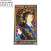 Custom Handsome Star Lapel Pin Art Excellent Design South Korea\'s Stars Gold Glitter Rectangle Hard Enamel Badge For Gift
