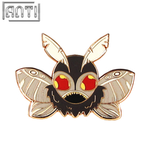 Custom cheap unique colour cartoon cool animal black fly hard enamel zinc alloy lapel pin