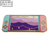 Custom Cartoon Pink Sakura Game Console Lapel Pin High Quality Pink And Purple Gradient Design Hard Enamel Gold Metal Badge