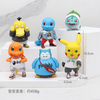 5 Generations Of 6 Pokemon Animation Garage Kit Fashion Suit Kachu Can Da Duck Small Fire Dragon Baby Magic Tide Play