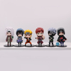 NARUTO 6 Q Version KAKASHI NARUTO SASUKE Car Decoration Animation Garage Kit Model Home Accessories