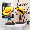 Animation Garage Kit Pirate Nautical King Garage Kit Model Q Version Of Luffy Tide Play Desktop Car Decoration Wholesale