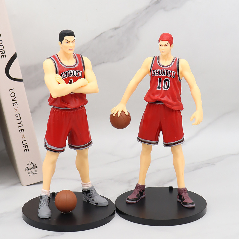 Adult Slam Dunk master animation Garage Kit decorated SAKURAGI HANAMICHI RUKAWA maple MITSUI SHOU model standing pose a generation