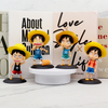 Animation Garage Kit Pirate Nautical King Garage Kit Model Q Version Of Luffy Tide Play Desktop Car Decoration Wholesale