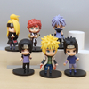 NARUTO 6 Q Version KAKASHI NARUTO SASUKE Car Decoration Animation Garage Kit Model Home Accessories