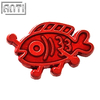 Supplier Cartoon Cute Red Fish Lapel Pin Cool Kwaii Art Excellent Design Red Metal Soft Enamel Badge Make An Enamel Pin For Gift